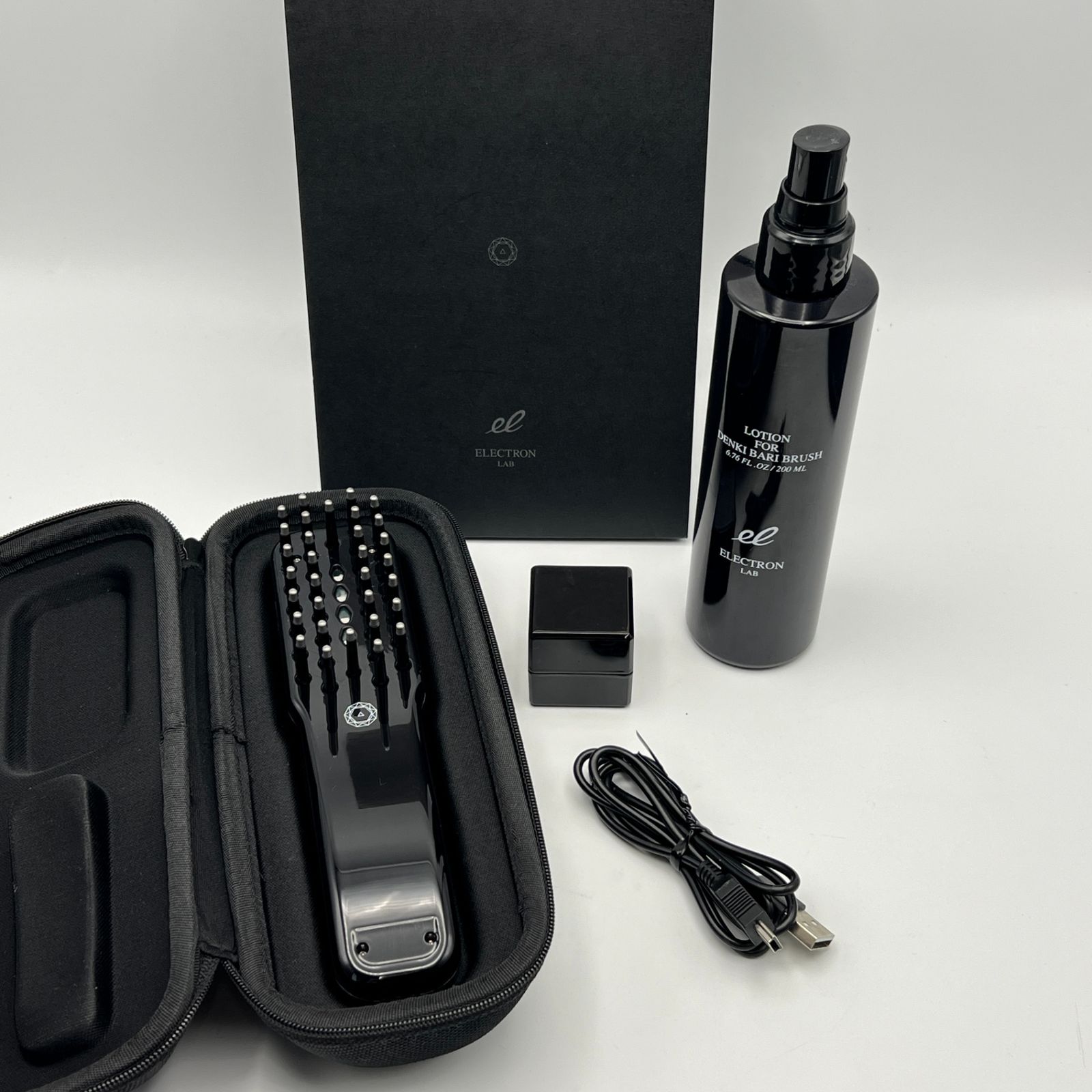 エレクトロン デンキバリブラシ ヘッドマッサージローション付き