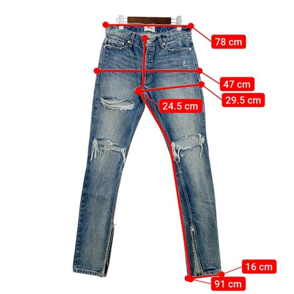 mint crew ミントクルー　ダメージデニム 楽天市場】MINTCREW（ミントクルー）ROCKSTAR SKINNY ダメージ