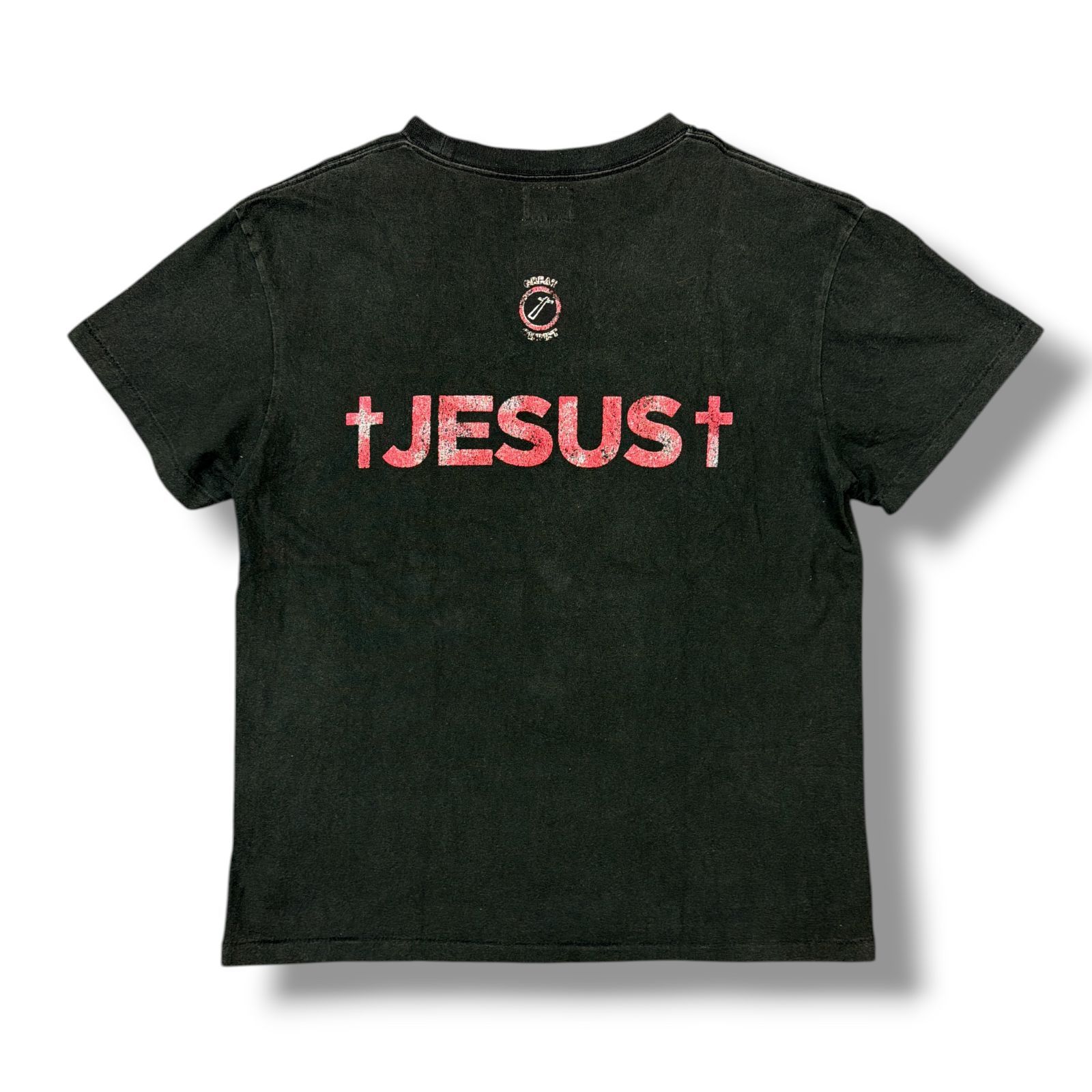 greatLAnd ORIGINAL JESUS TEE オリジナルジーザスTシャツ キリスト カットソー グレイトランド グレートランド ブラック L 211M6