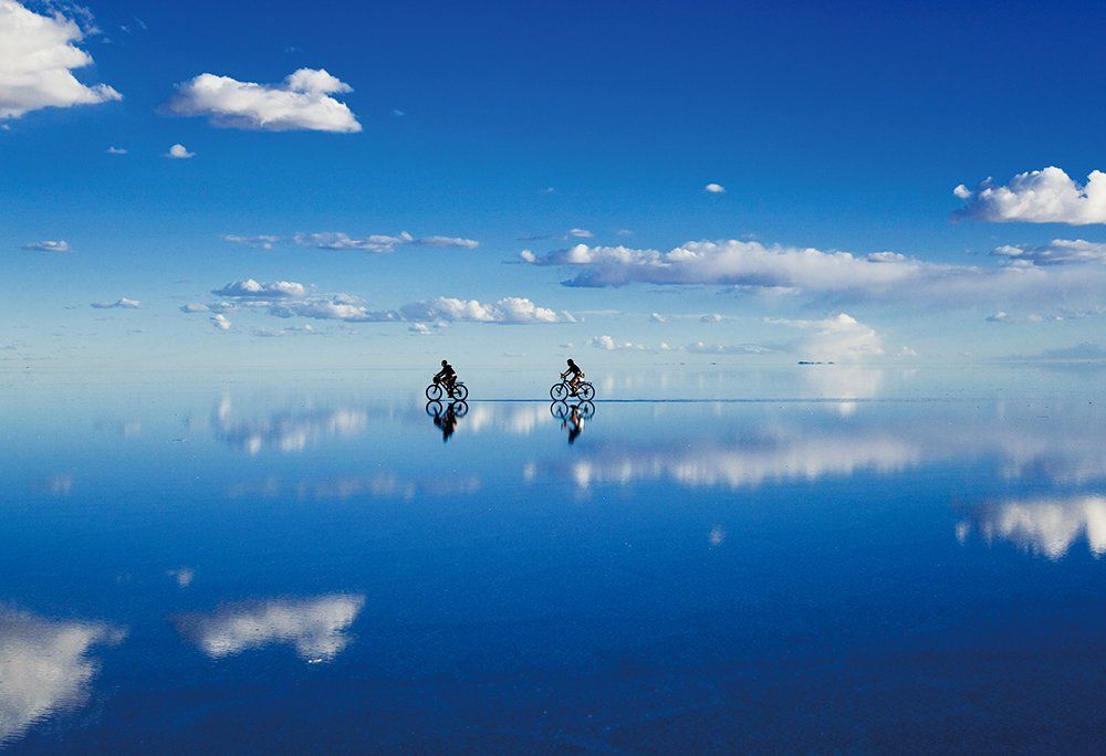 【迅速発送】300ピース ジグソーパズル めざせ！パズルの達人 世界の絶景 奇跡の湖 ウユニ塩湖－ボリビア（26x38cm）