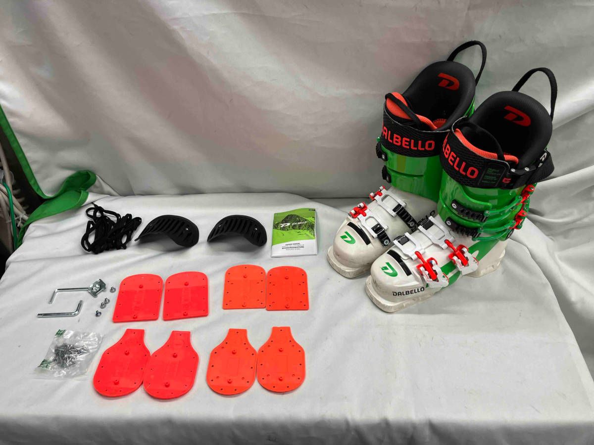 ダルベロ スキーブーツ 2024 2025 DALBELLO DRS 130 ホワイト グリーンレース スキーブーツ レーシング-All  Mountain Sports Doing