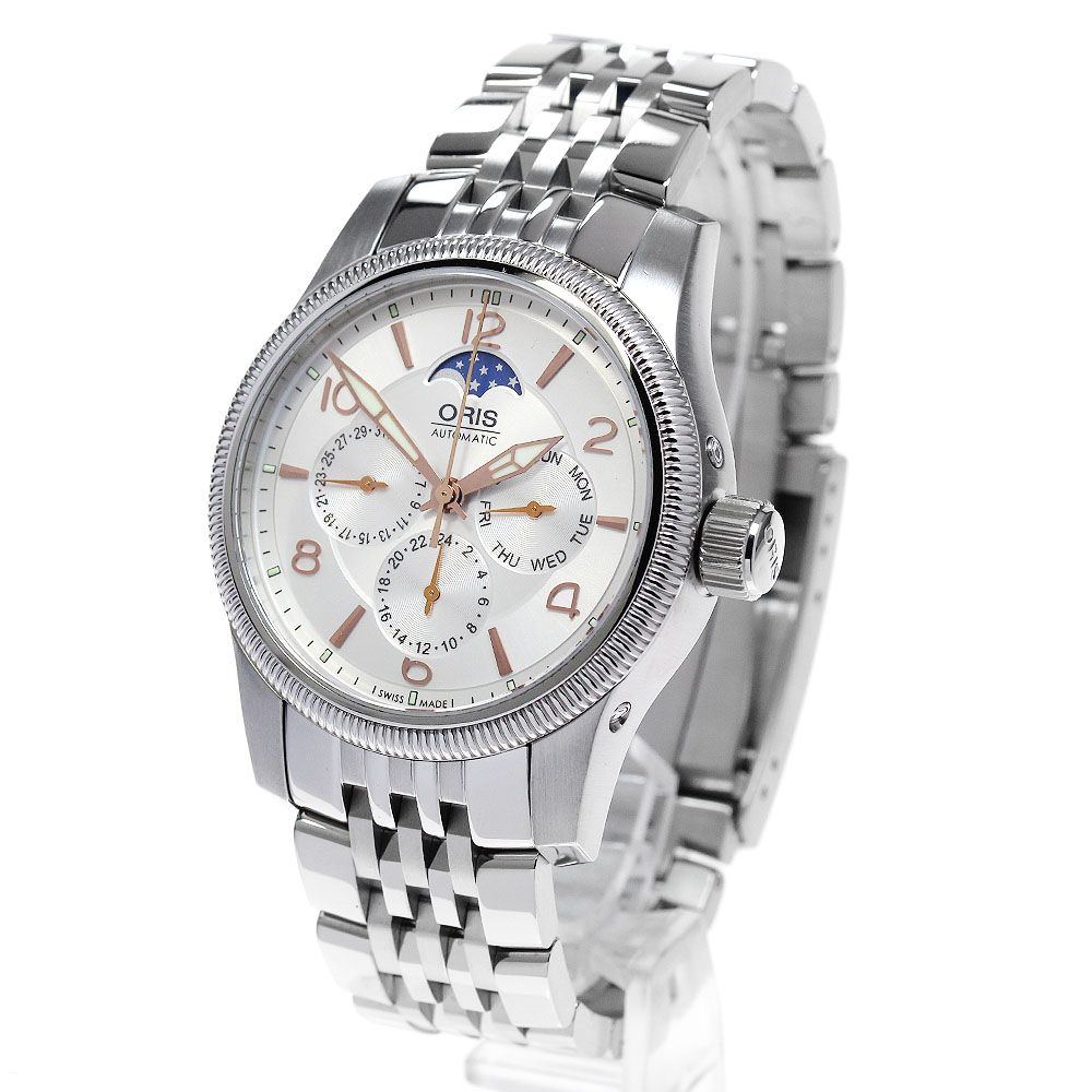 オリス ビッグクラウン コンプリケーション ムーンフェイズ