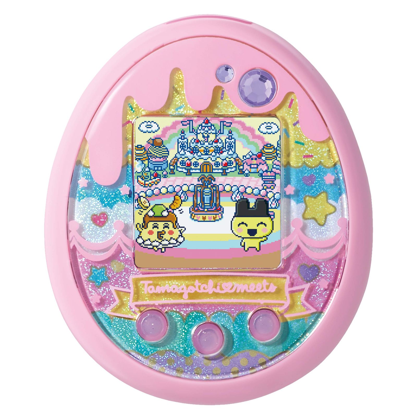 Tamagotchi meets (たまごっちみーつ) スイーツみーつ ver.ピンク(中古品) - メルカリ