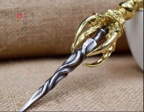 修縁堂】密教法具 金剛杵 誅滅杵 寺院用仏具 真鍮製 16.5cm - メルカリ