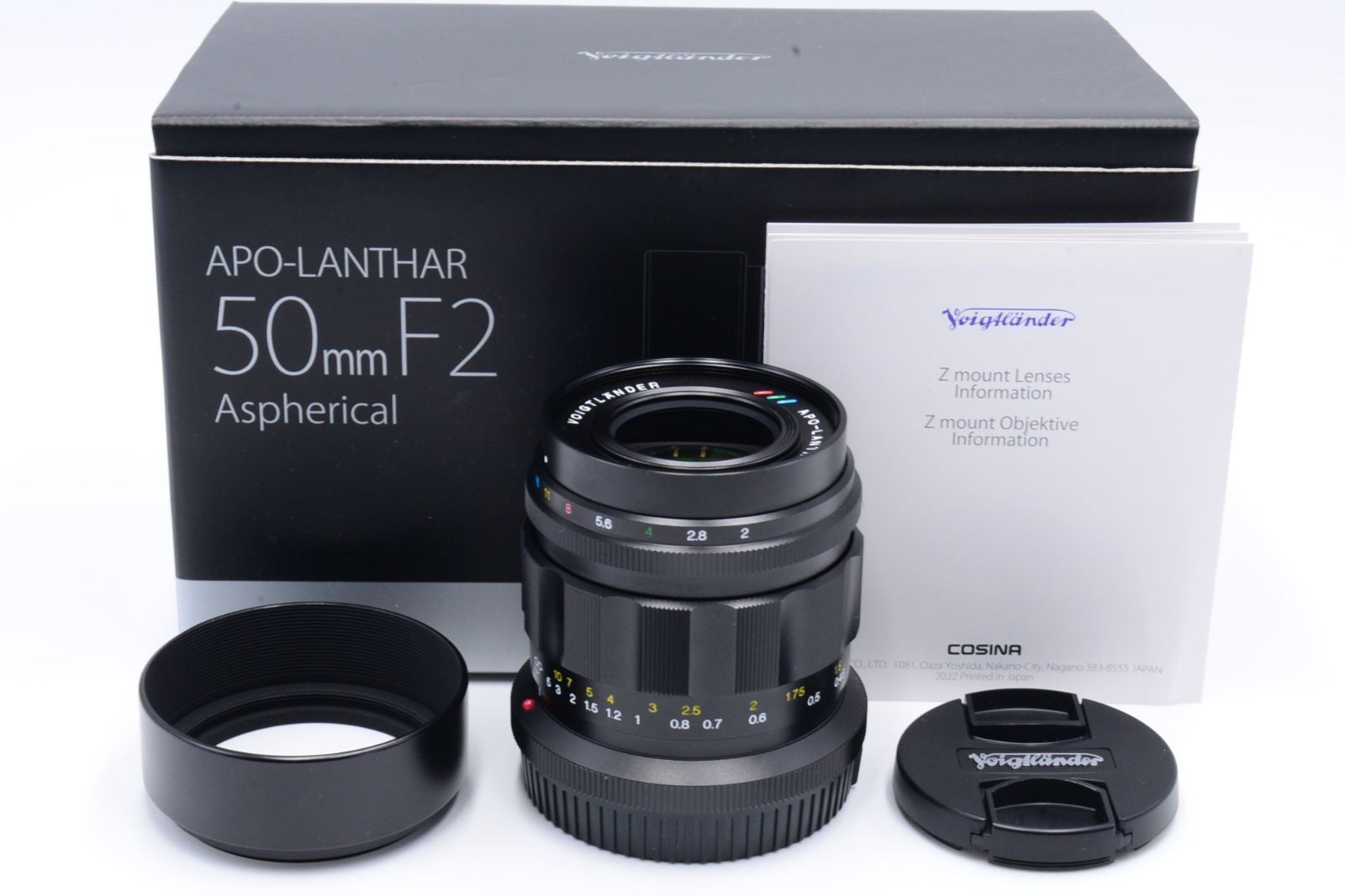 Voigtlander フォクトレンダー APO-LANTHAR 50mm F2 Aspherical ニコン