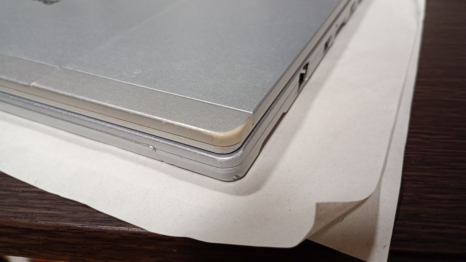 管51014-3 パナソニック CF-FV1R12VS タッチパネル動作ＯＫ 本体四隅塗装はげ 傷あり ホワイトスポットあり VETTDRUCK_DE