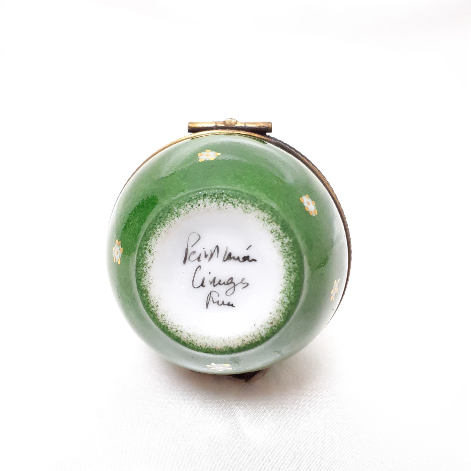 LIMOGES リモージュボックス フランス エナメル 小物入れ タマゴ 