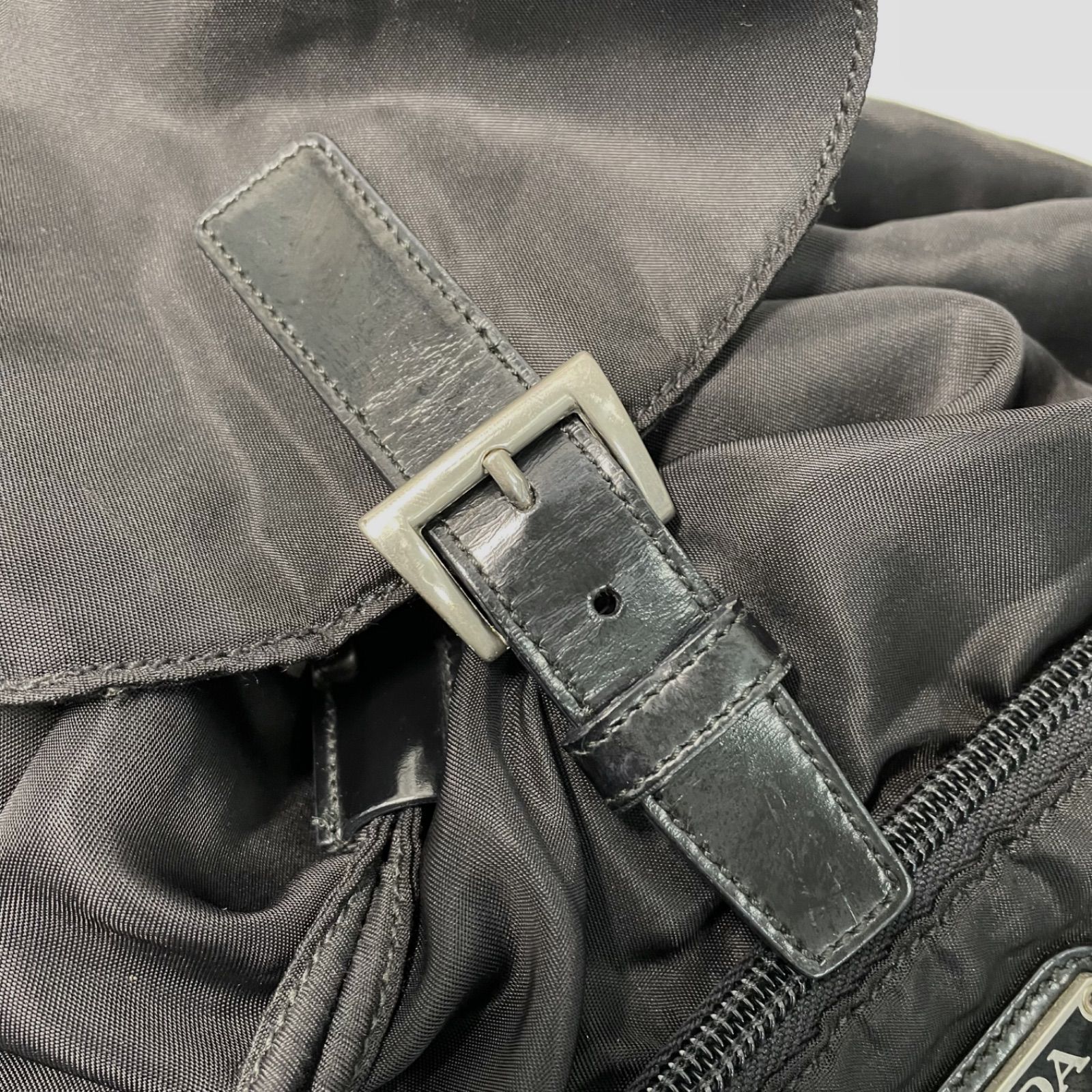 美品】プラダ PRADA リュック ナイロン 三角ロゴプレート