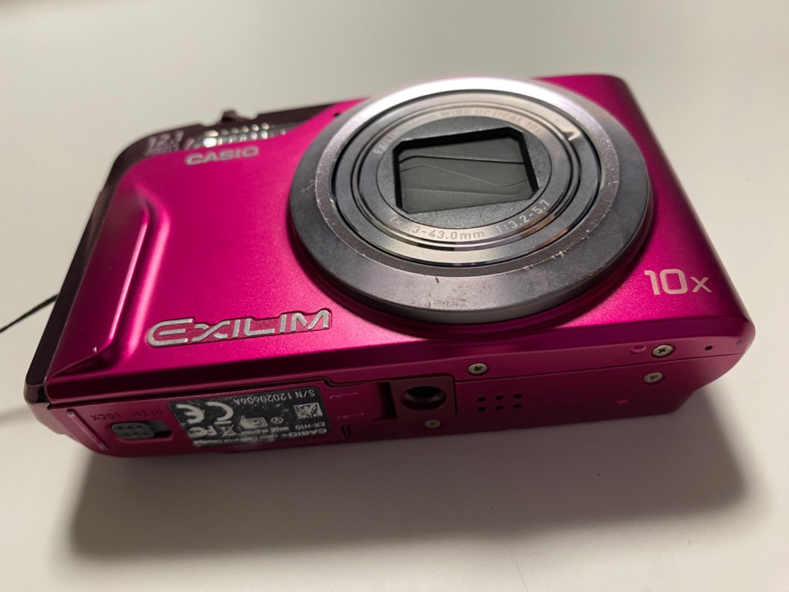 カメラ カシオ Casio Exilim EX-H10(ピンク）コンパクトデジタルカメラ