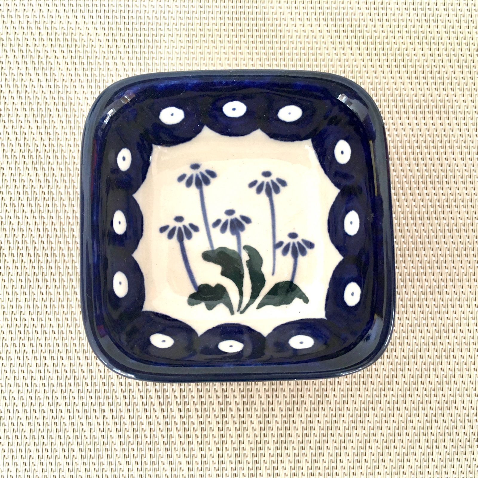 角皿 小鉢 ツェラミカアルティスティッチナ ポーリッシュポタリー