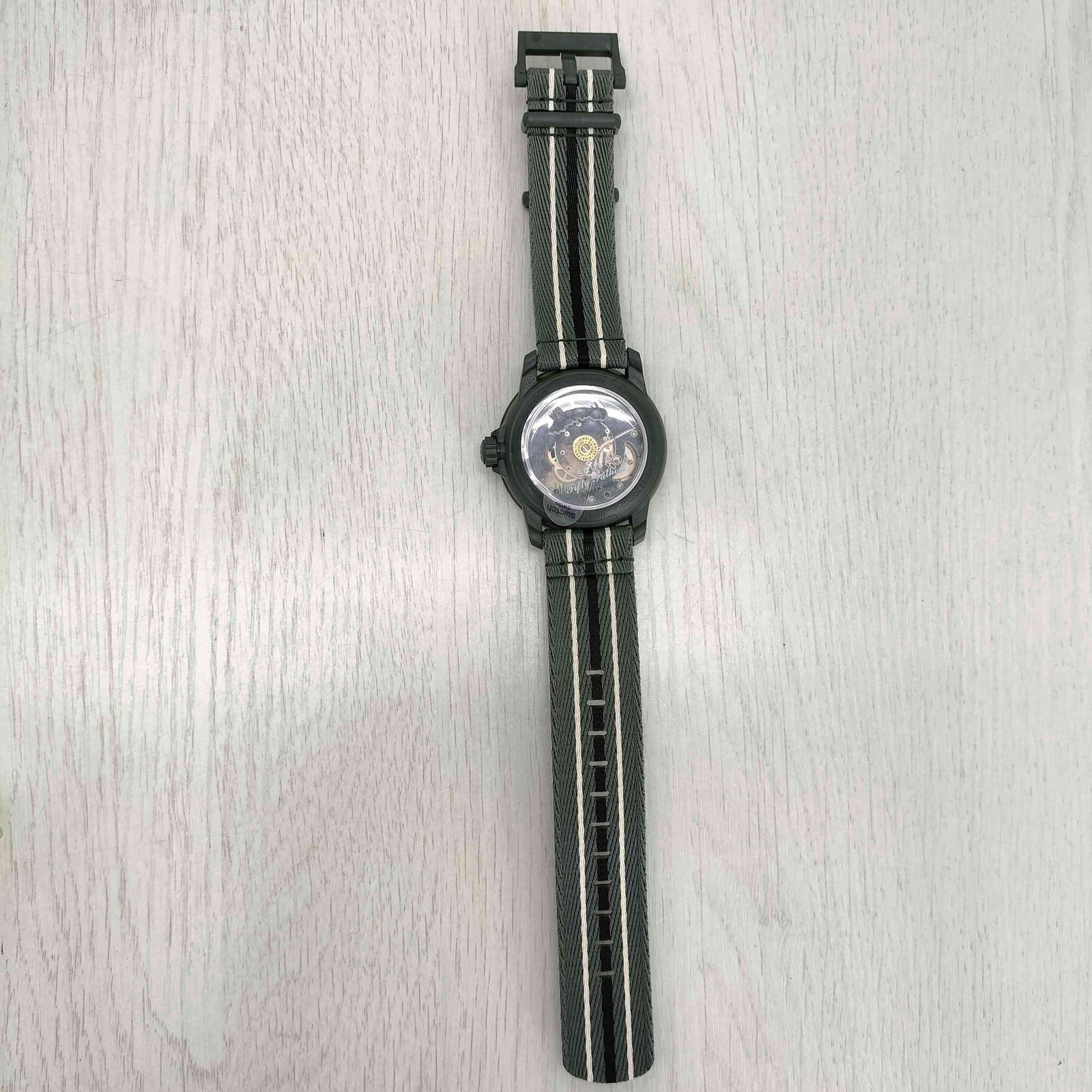  スウォッチ Swatch Blancpain GREEN ABYSS メンズ 表記無 手巻き時計 腕時計(アナログ)