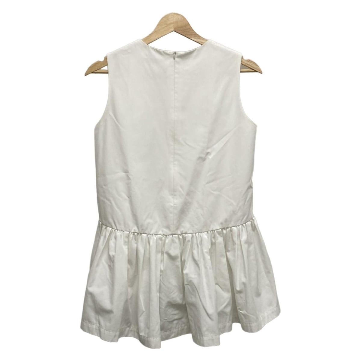 TSURU BY MARIKO OIKAWA ツルバイマリコオイカワ ノースリーブカットソー レディース - 白 クルーネック