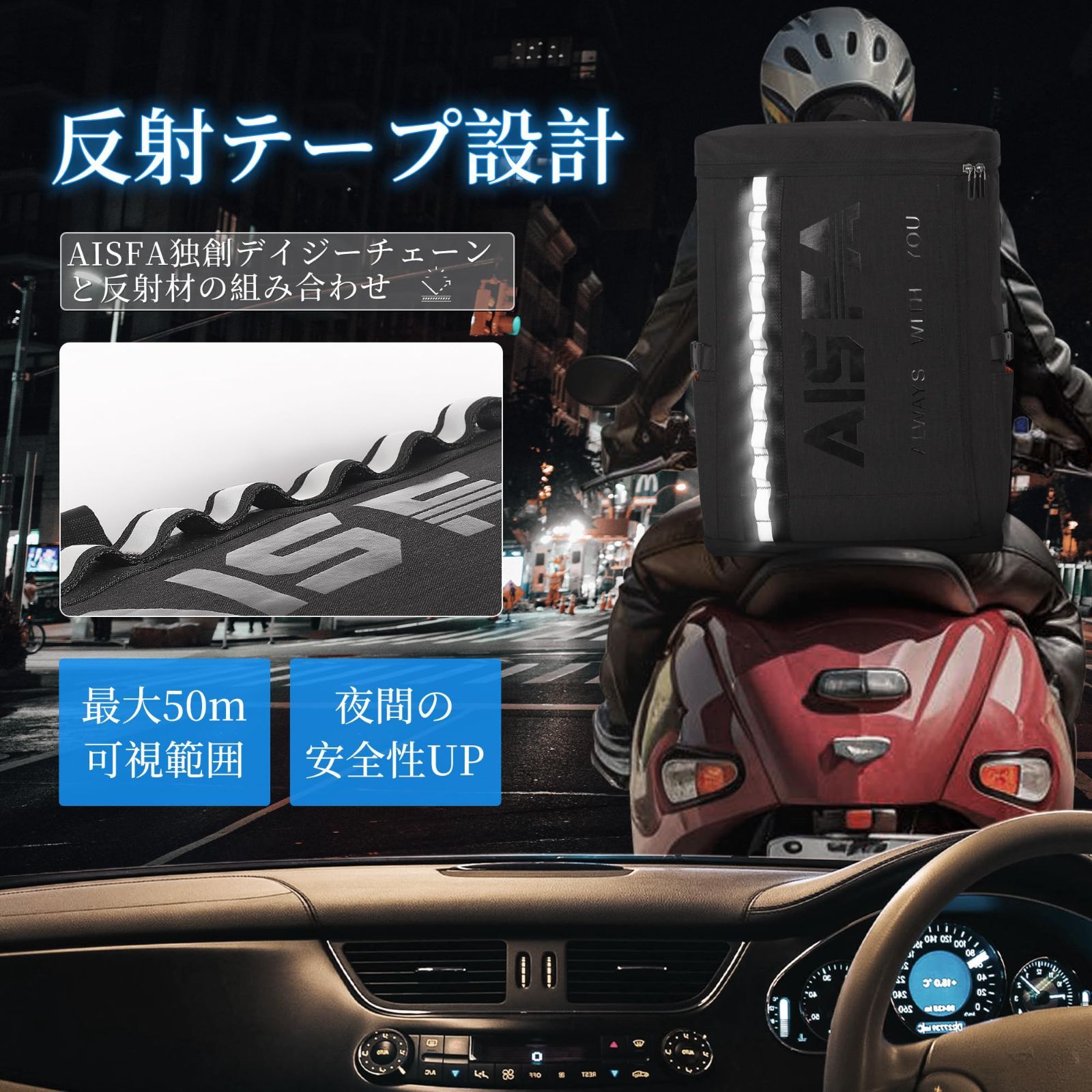 スクエア リュックサック