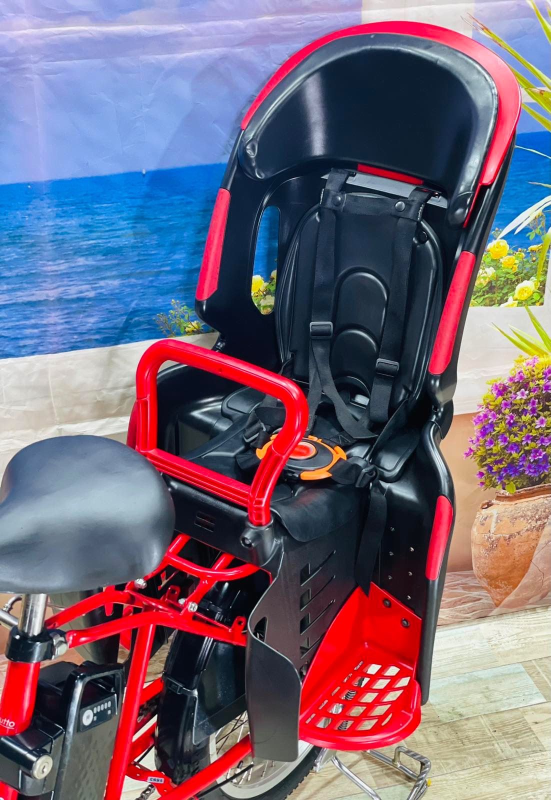 パナソニックギュット2018大容量12AH！子供乗せ電動アシスト自転車Y1593