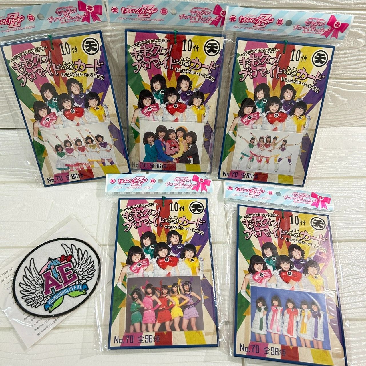 ももクロ！ブロマイドふうカード ももいろクローバーZ七変化 No
