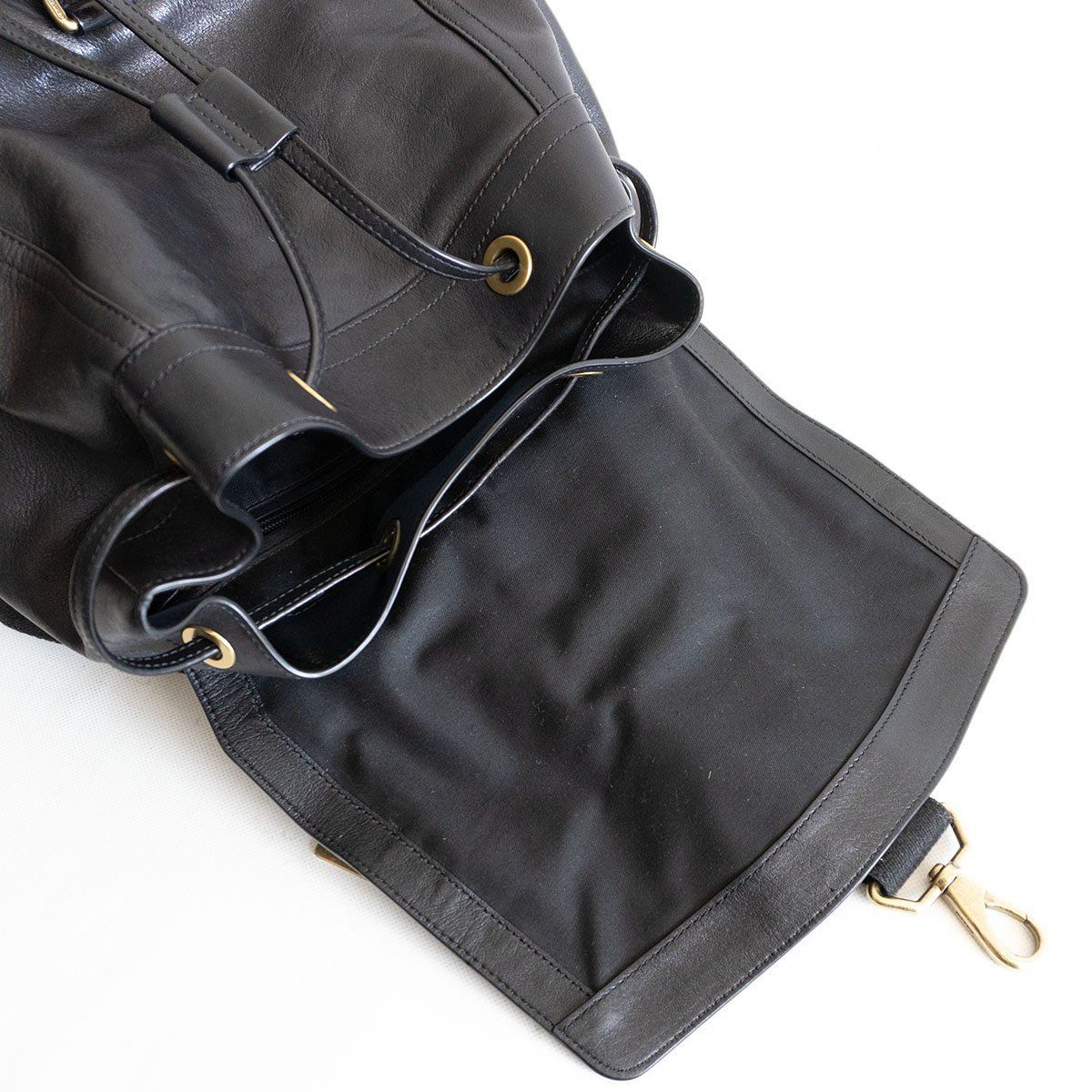 美品✨ コーチ リュック ブリーカー バックパック 70786 ブラック レザー 美品】COACH 【70786/ブリーカー レザー バックパック