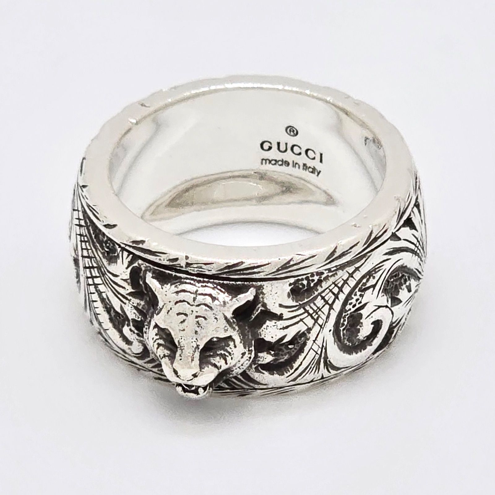 GUCCI グッチ 433571 キャットヘッド リング 10 約9号