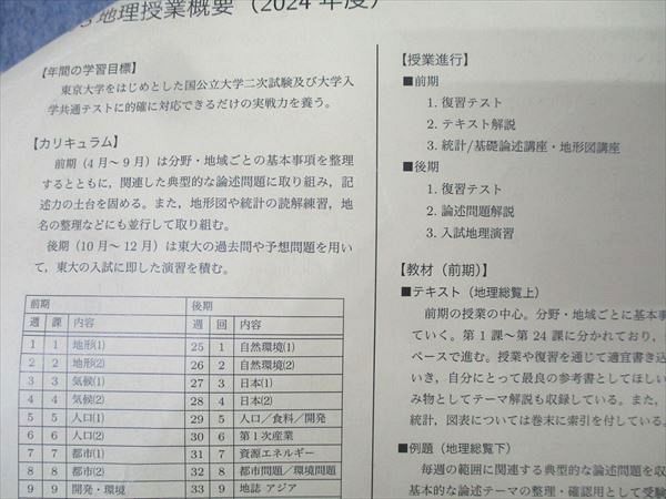 鉄緑会 高3 地理総覧 下 テキスト 2024 022S0D - メルカリ