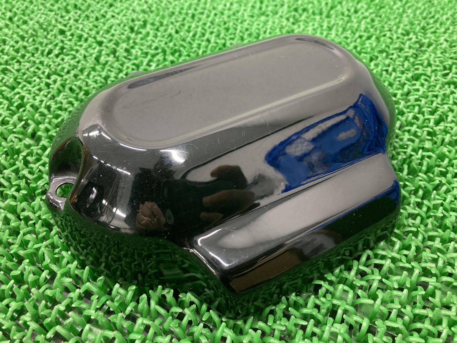 ソフテイル エンジンカバー 黒 ハーレー 純正 中古 バイク 部品