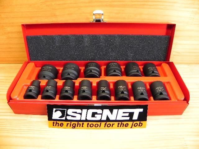 シグネット 1|2 12.7 sq インパクト ソケット セット *SIGNET 23192