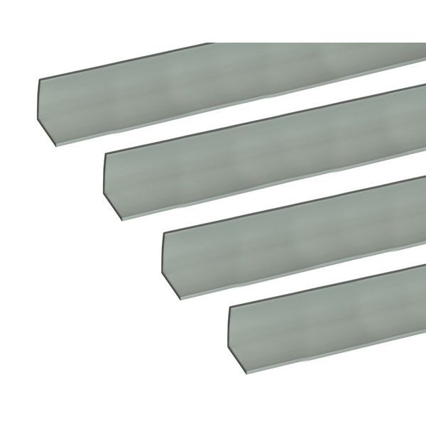 14営業日以内発送 ハイロジック 4549396003098 3100309 アルミアングル 1m 5．0x60x60mm シルバー 4入 沖縄離島販売不可