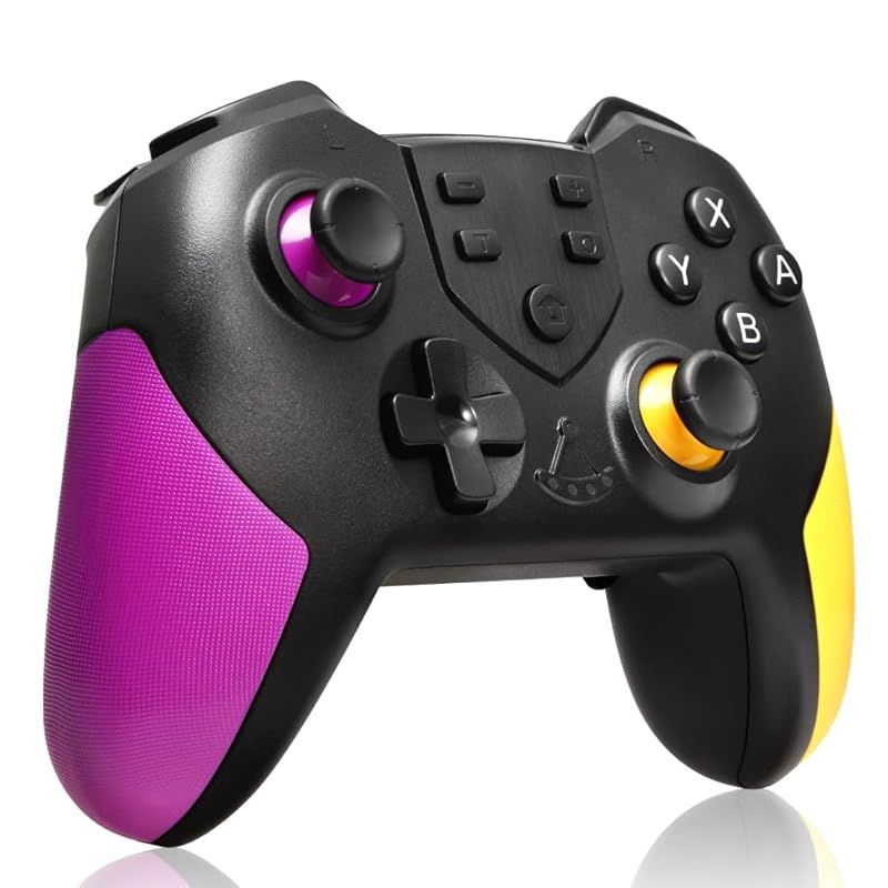 Switch コントローラー スイッチ コントローラー 背面ボタン付き マクロ機能 連射コントローラー HD振動 TURBO連射機能付き 連射コン 6軸ジャイロセンサー搭載 連射 無線 Bluetooth接続 550mAh大容量