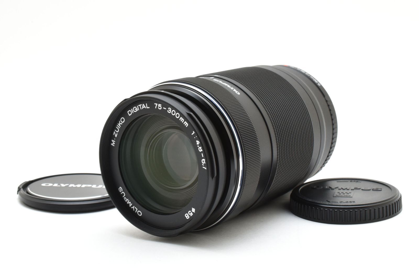 OLYMPUS M.ZUIKO DIGITAL 75-300mm F4.8-6.7 II ED MSC MICRO カメラ レンズ 上品 A