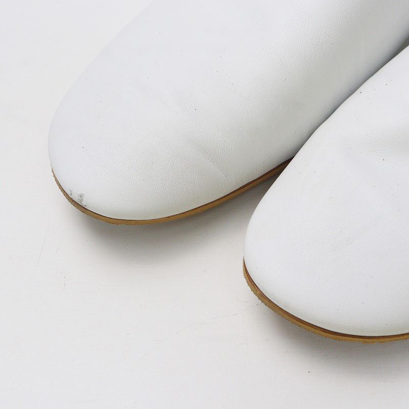 美品］ピッピシック フラットシューズ 白 極美品 ピッピシック