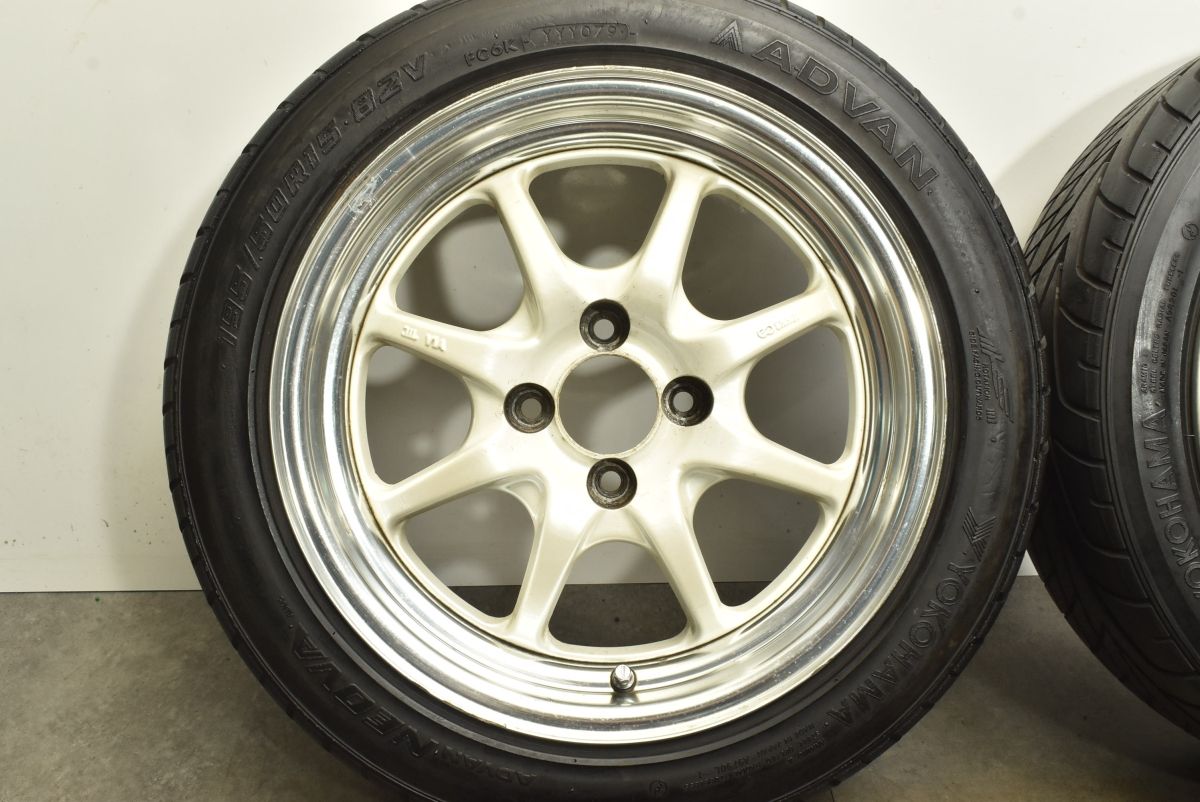 J-スピード？　　エンケイ　15インチ　 希少 当時物】ENKEI j-speed/j-speed II 15in 7J+32 PCD100 4本セット