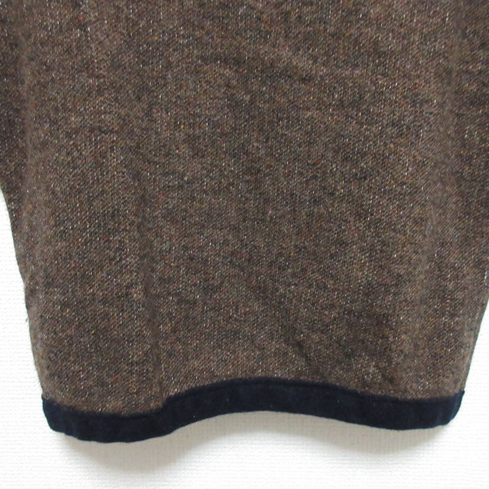 美品 mina perhonen ミナペルホネン herb salt ショートスリーブ ミックスニット ka8593 サイズ1 ブラウン レディース 古着 中古 美品 mina perhonen ミナペルホネン herb salt ショートスリーブ