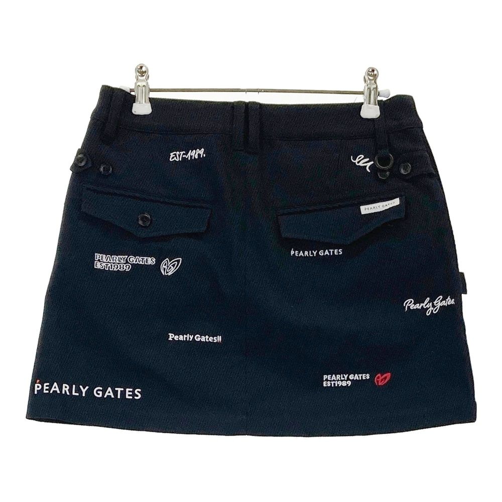 【美品】パーリーゲイツ プリーツスカート　ベージュ　2024年モデル PEARLY GATES パーリーゲイツ 2024年モデル プリーツスカート 総
