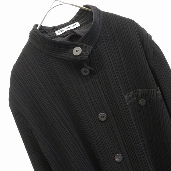 イッセイミヤケ ISSEYMIYAKE シャツ ブラウス ジャケット プリーツ