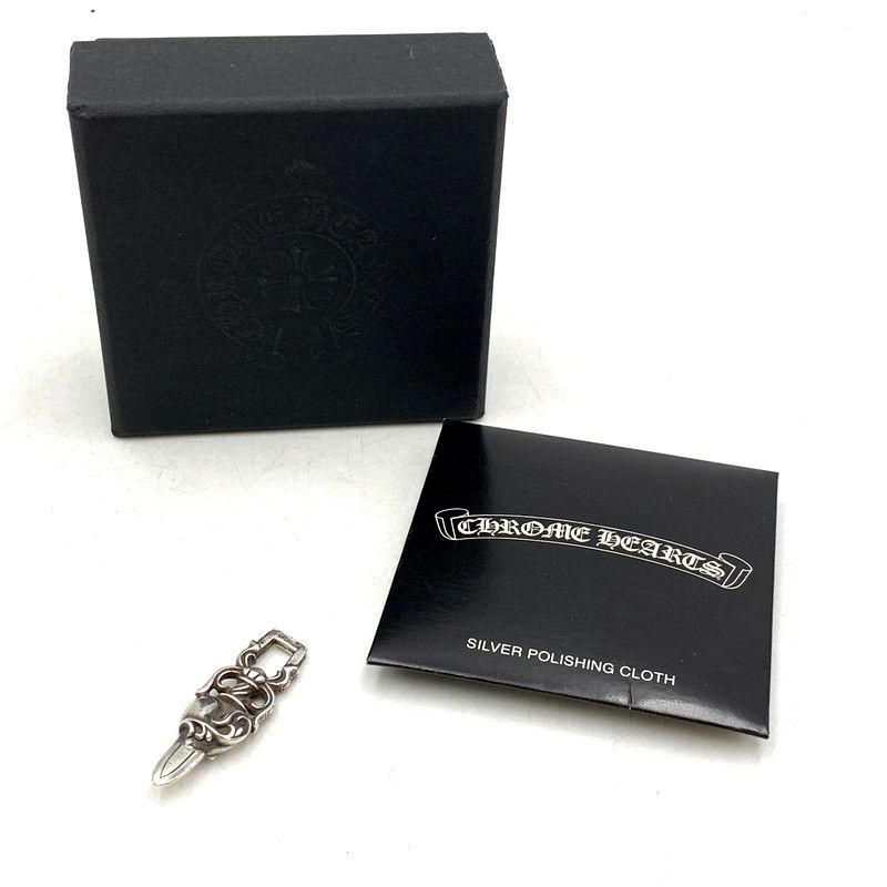メンズ|レディース CHROME HEARTS クロムハーツ STERLING DAGGER HEART PENDANT TOP スターリング ダガー ハート ペンダントトップ アクセサリー 190-250412-as-39-IZU