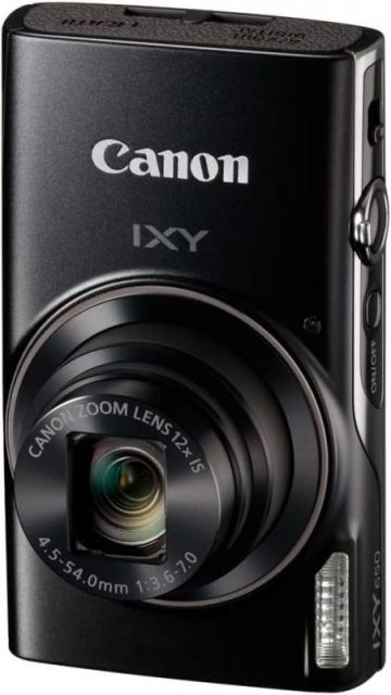 Canon コンパクトデジタルカメラ IXY 650 ブラック 光学12倍
