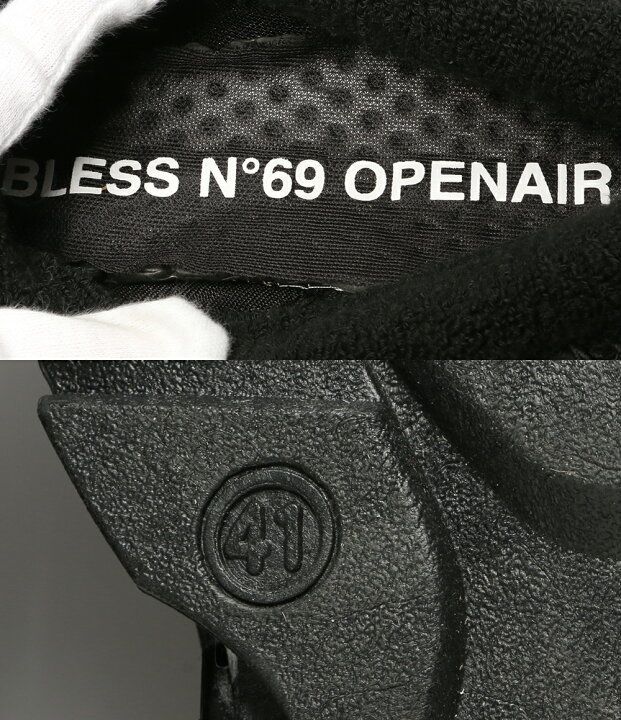 BLESS N°69 OPENAIR SHOSE BLACK SLIP-ON ブレス アストアロボット