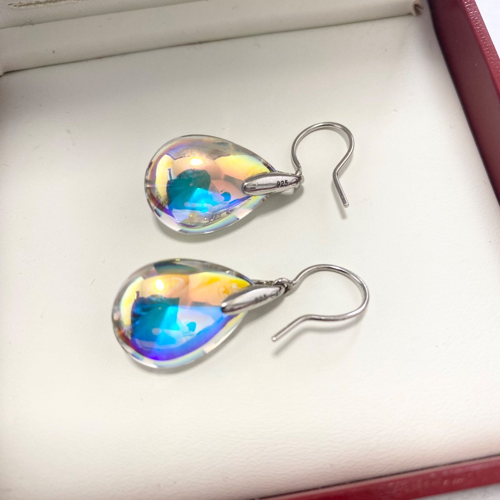 美品】Baccarat バカラ プシデリックピアス イリゼクリア レディース 美品】Baccarat バカラ プシデリックピアス イリゼクリア レディース