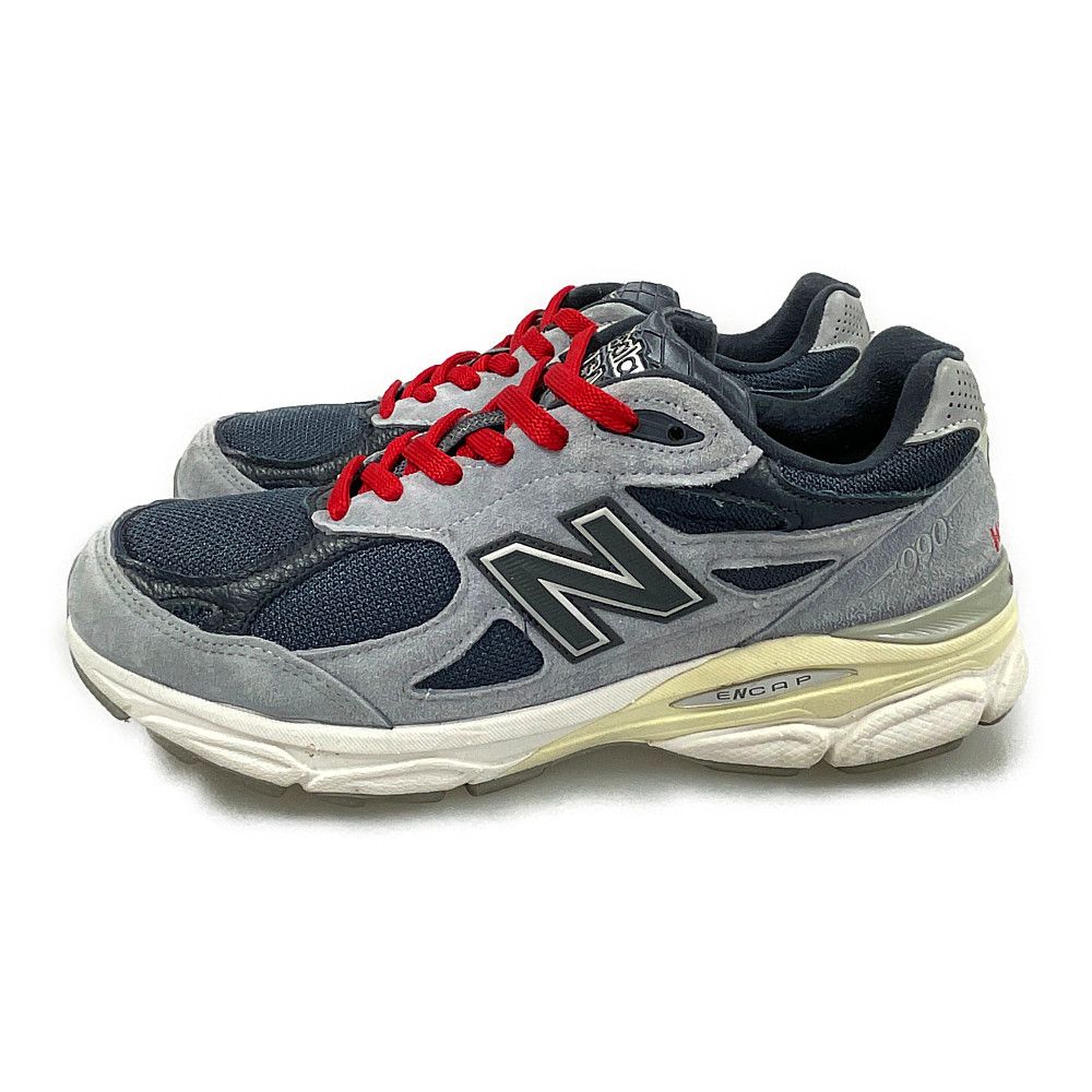 NEW BALANCE ニューバランス NO VACANCY INN 品番 US990MC3 シューズ グレー×ネイビー サイズUS9=27cm 正規品 / 31593