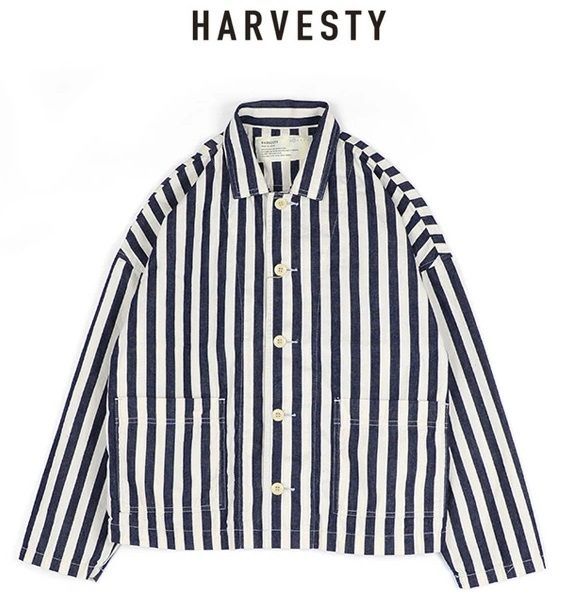 HARVESTY (ハーベスティ) STRIPES JACKET（ストライプ ジャケット 