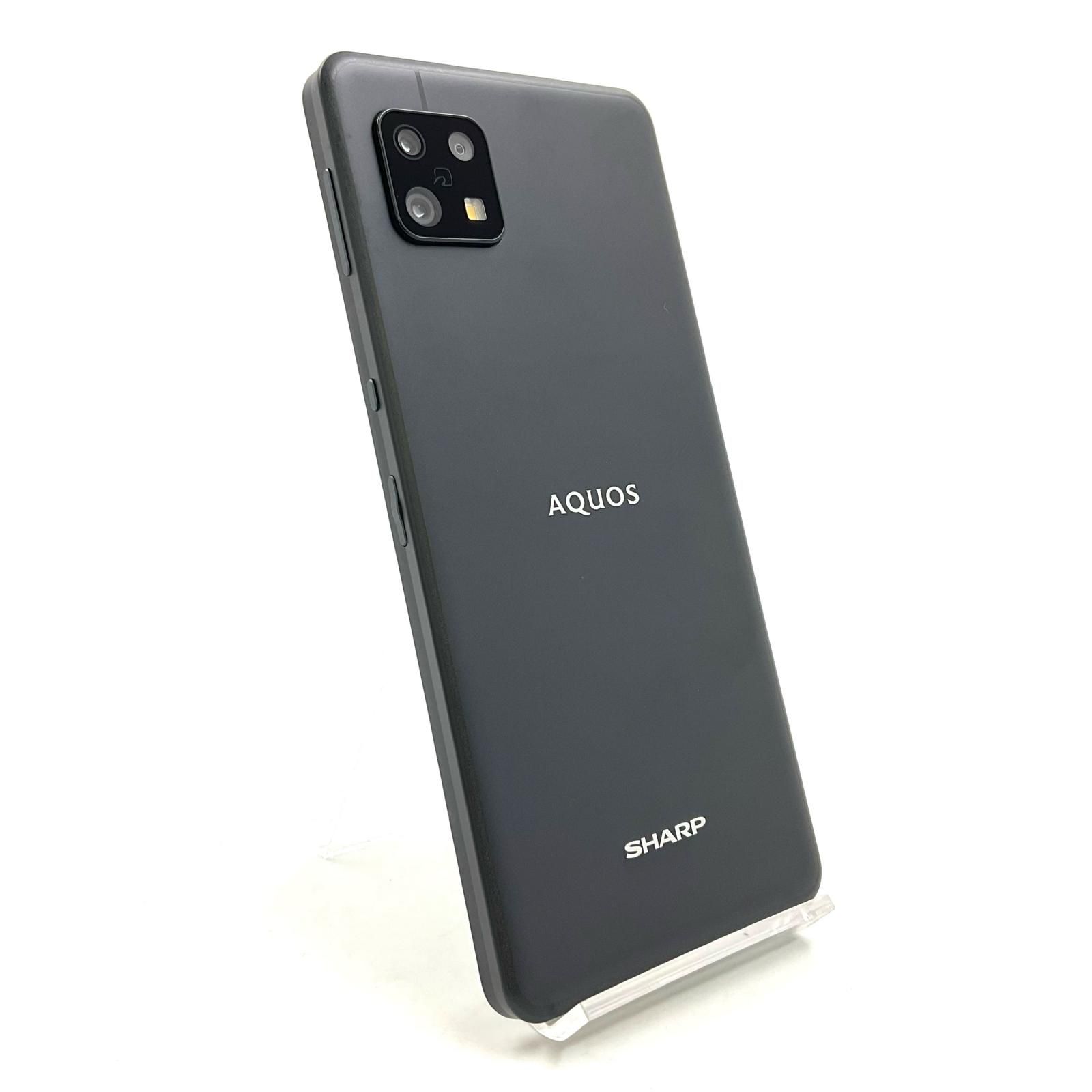 SHARP AQUOS sense6 64GB ブラック SIMフリー SH-M19 動作確認済【全額