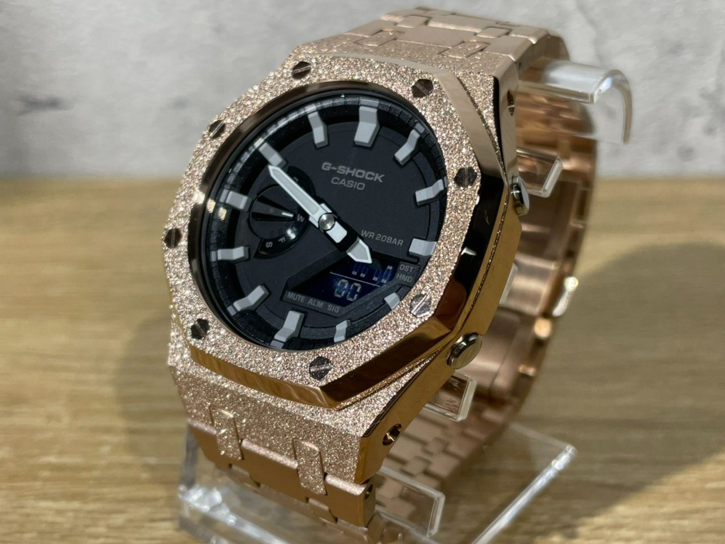 GA2100-1A1 ベゼルフロステッドピンクゴールド GA2100-1A1 ベゼルフロステッドピンクゴールド GA2100-1A1 ベゼル