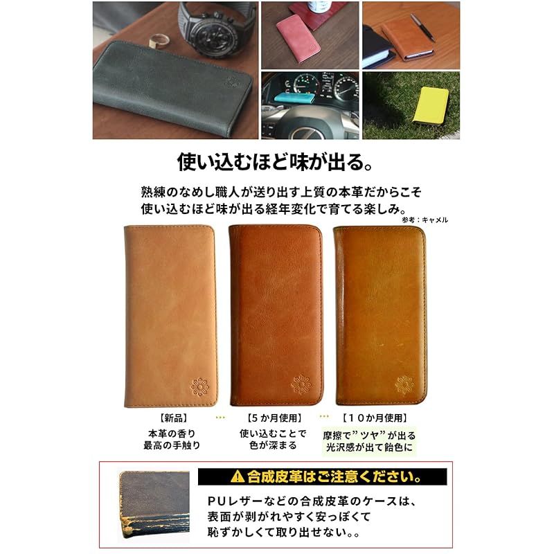 【新品】 [ニードネットワーク] iPhone 17 用 ケース 手帳型 本革レザー スマホケース アイフォン 用 耐衝撃 カードホルダー スタンド カバー マグネットなし ブラック 0