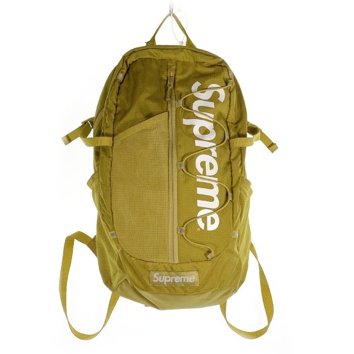 SUPREME シュプリーム 17SS Backpack バックパック リュック イエロー