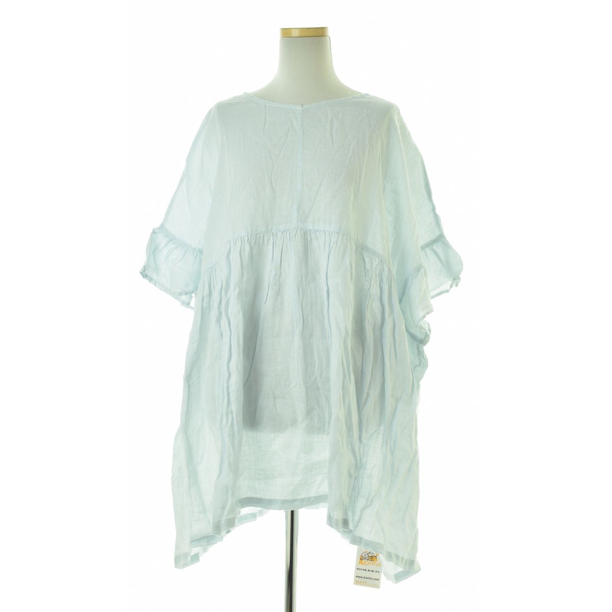 nest Robe❣️リネンフリルスリーブチュニック nest Robe❣️リネンフリルスリーブチュニック