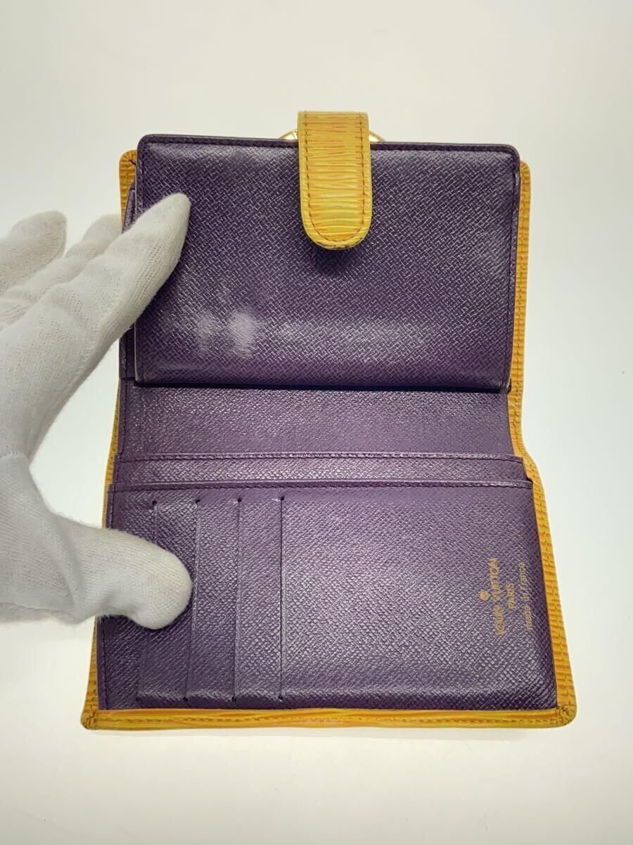 LOUIS VUITTON ポルト・モネ・ビエ・ヴィエノワ_エピ_ORN 2つ折り財布 レザー オレンジ M63249 - メルカリ