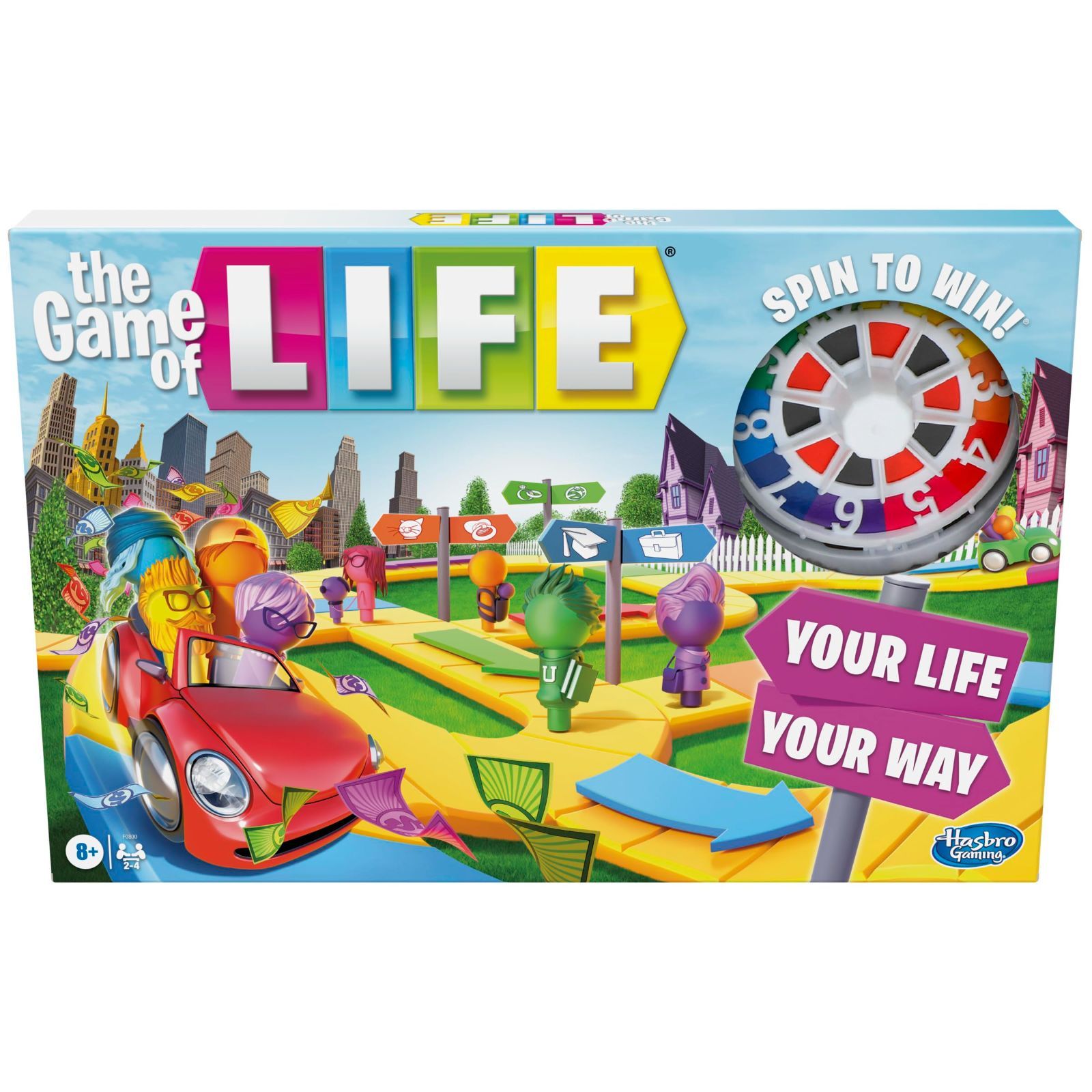 ハズブロ(HASBRO) THE GAME OF LIFE 英語版 人生ゲーム 遊びながら、楽しく英語レッスン