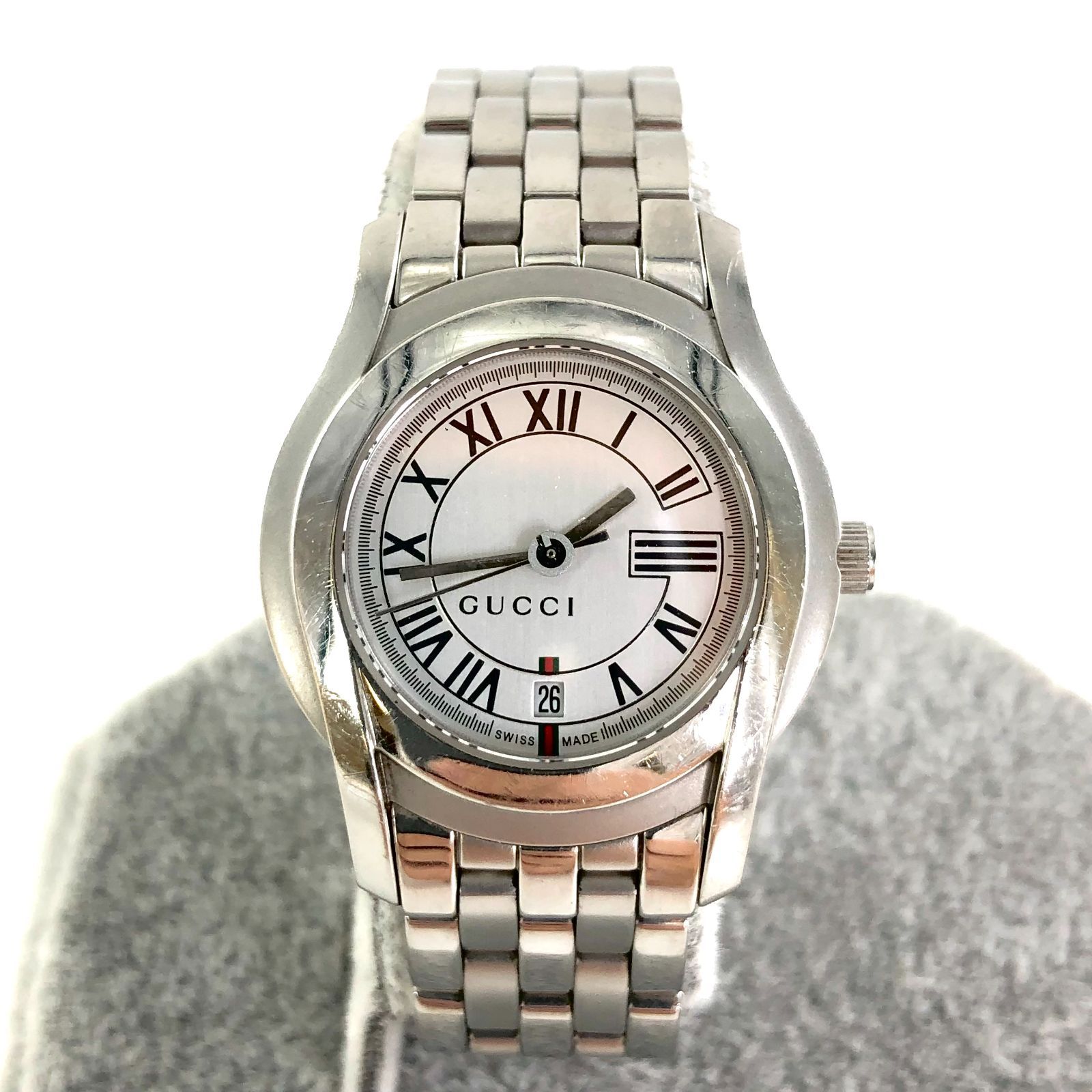GUCCI 時計 シルバー 5500L ☆極美品 5500L GUCCI グッチ 時計 シルバー レディース 人気