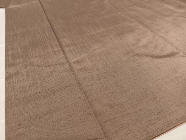 平和屋着物●上質な紬　色無地　煤竹色　正絹　逸品　AAAT0592zg 平和屋着物○上質な紬 色無地 煤竹色 正絹 逸品 AAAT0592zg - メルカリ
