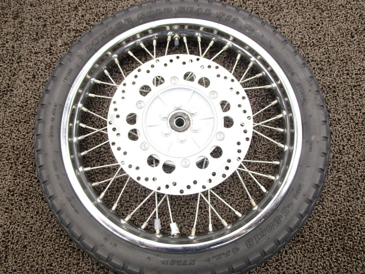 ロイヤルエンフィールド クラシック350 フロントホイール□A1462 ディスク ME3 U3 ROYAL ENFIELD キャブ車