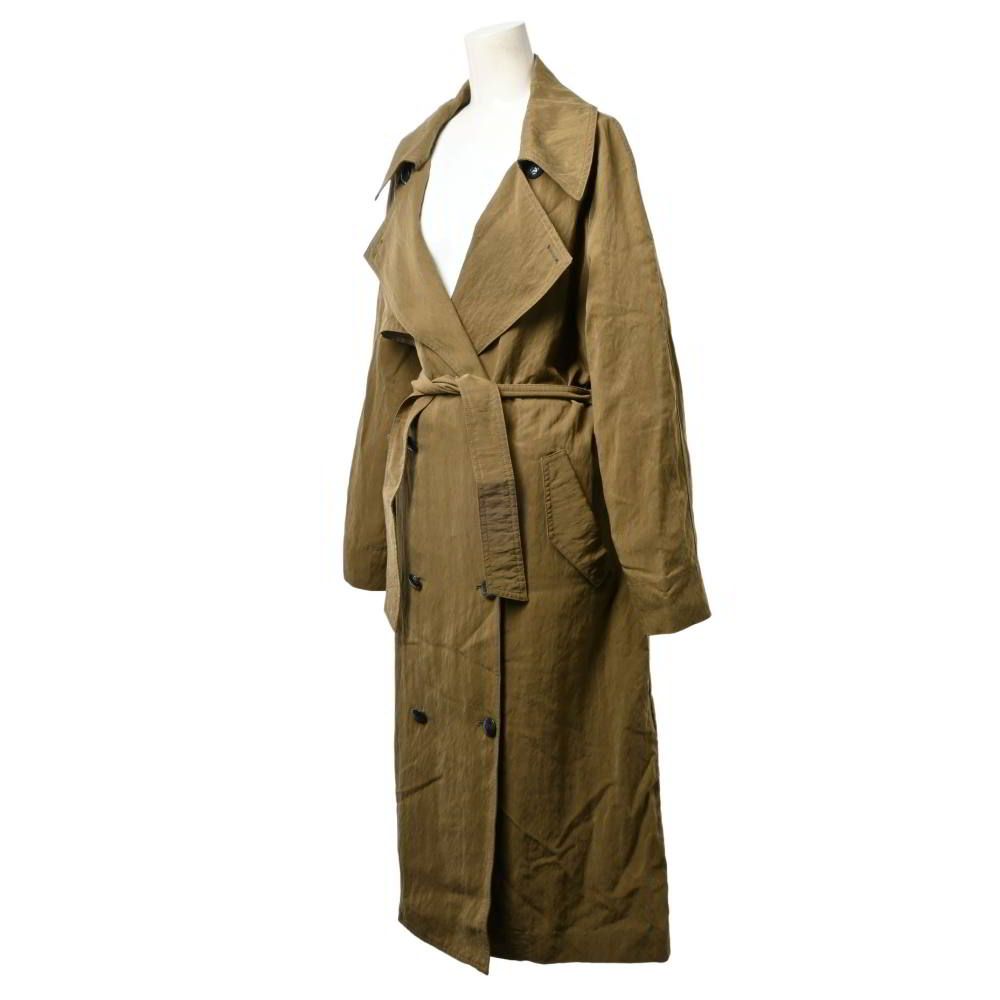 PALTO NINA レーヨン混 トレンチ コート GULLKHAN_COM