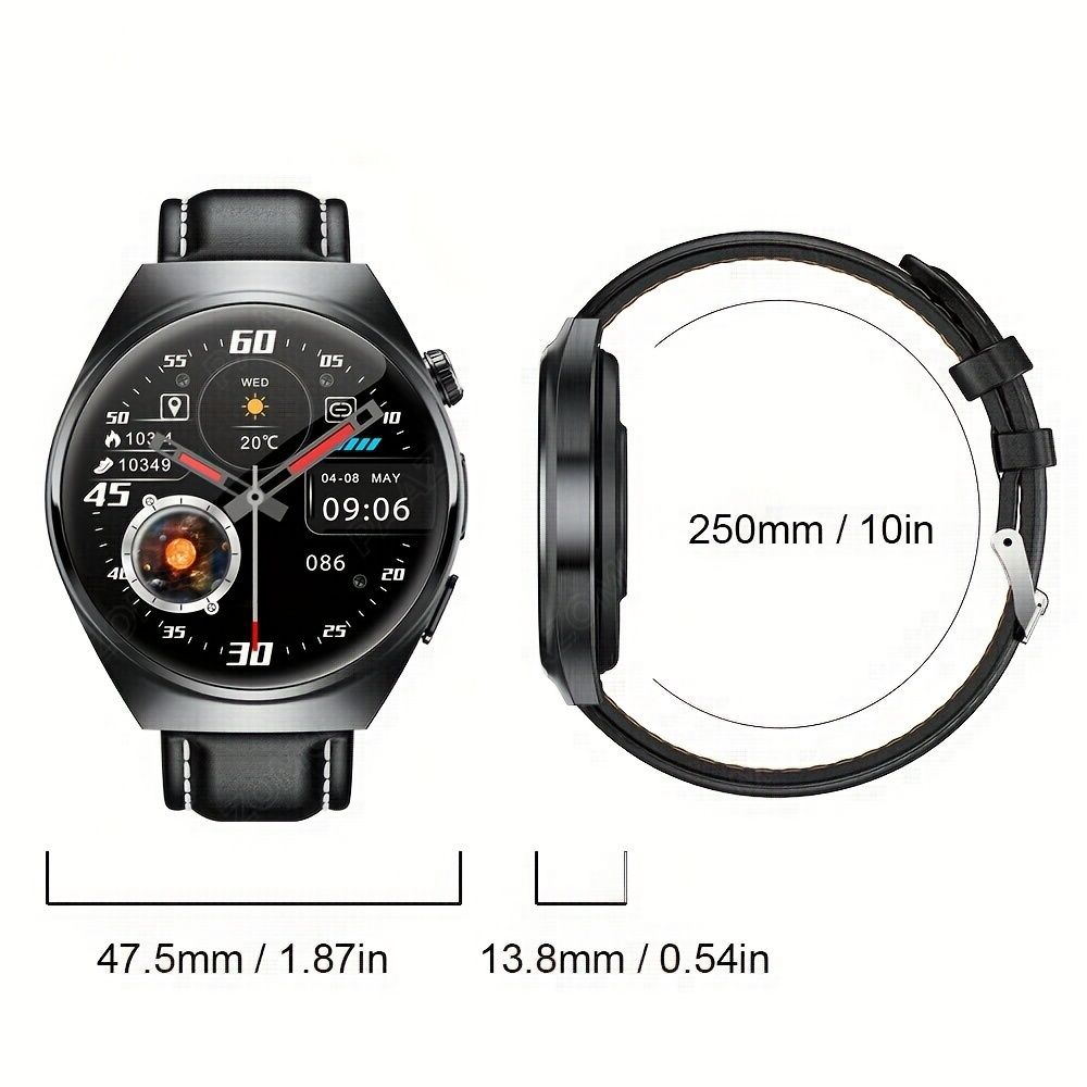 スマートウォッチとTWSワイヤレスヘッドフォン 3.86cm